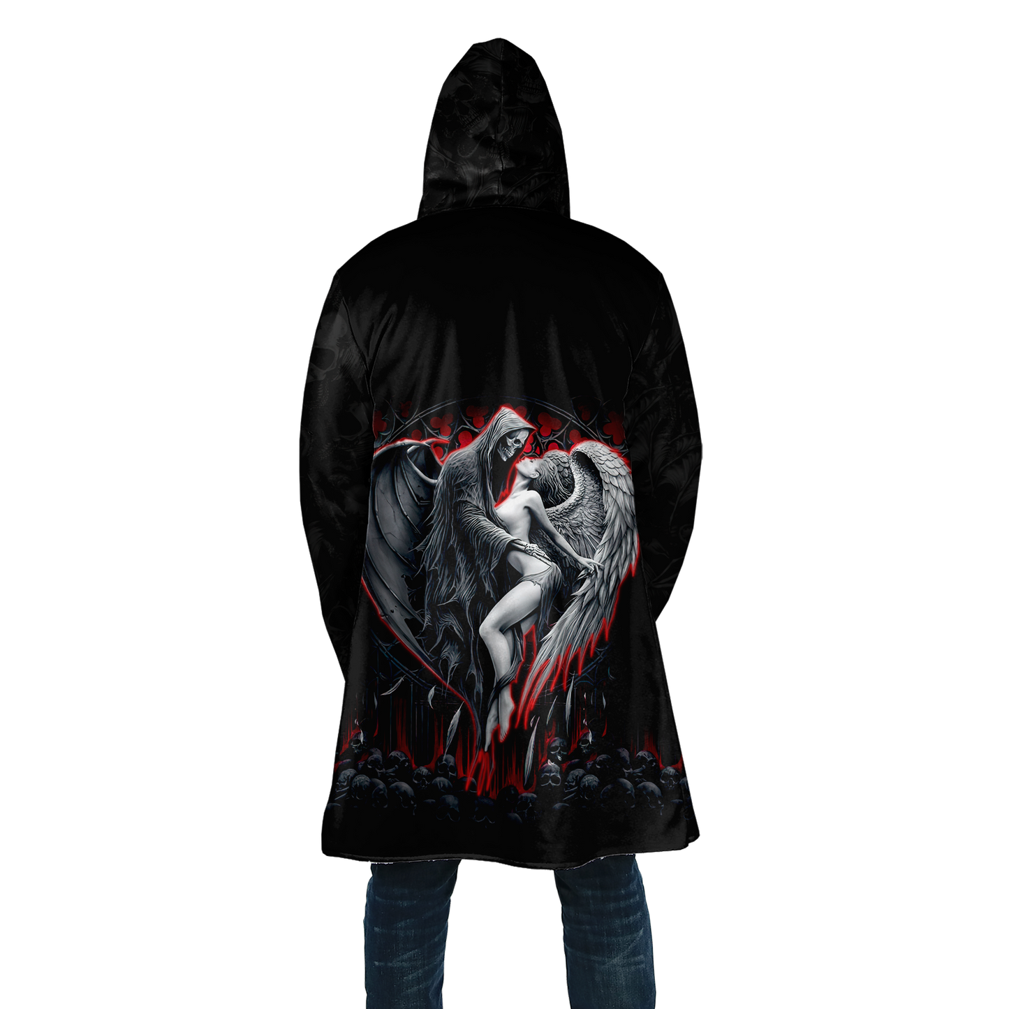 Skull and Beauty Cloak For Men And Women