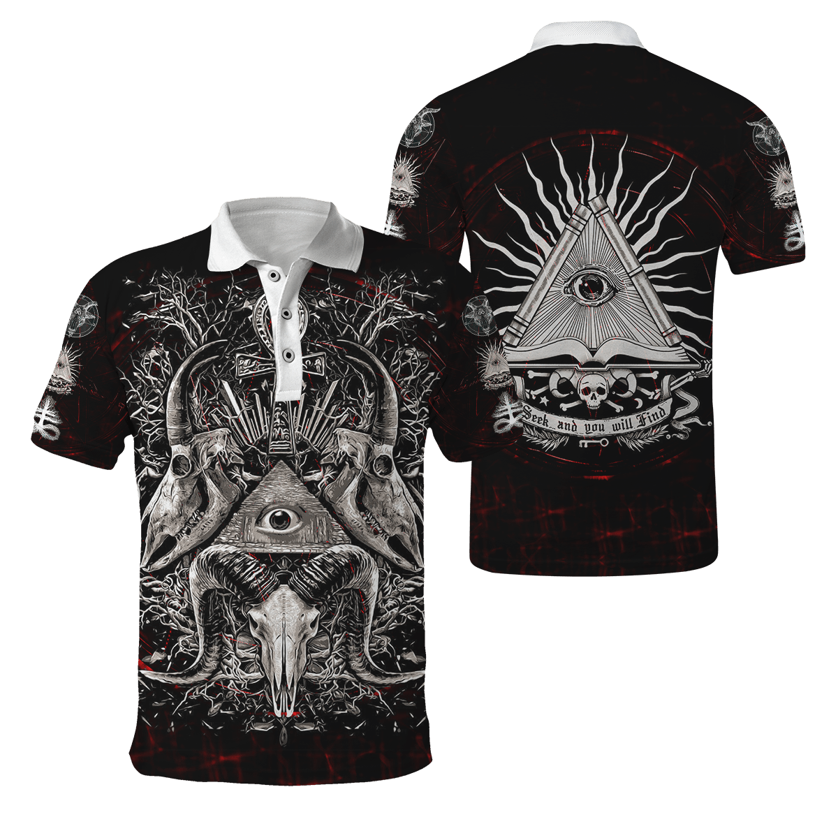 Skull Satanic Hoodie For Men And Women TNA12302002