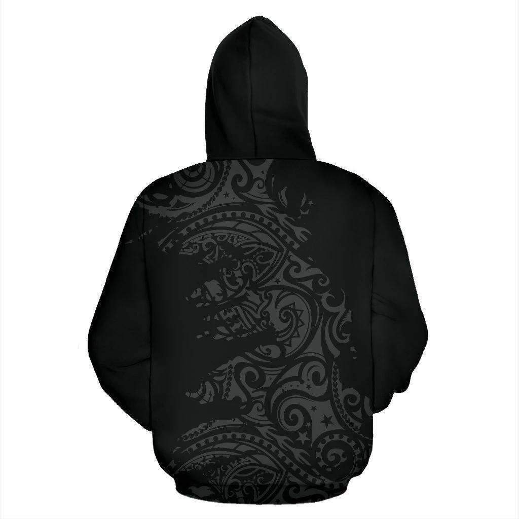 Polynesian Hoodie Painting Grey HC2903 - Amaze Style™-Apparel
