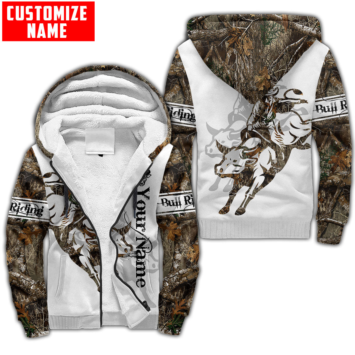 Personalized Name Bull Riding 3D All Over Printed Unisex Shirts Tattoo Ver 2