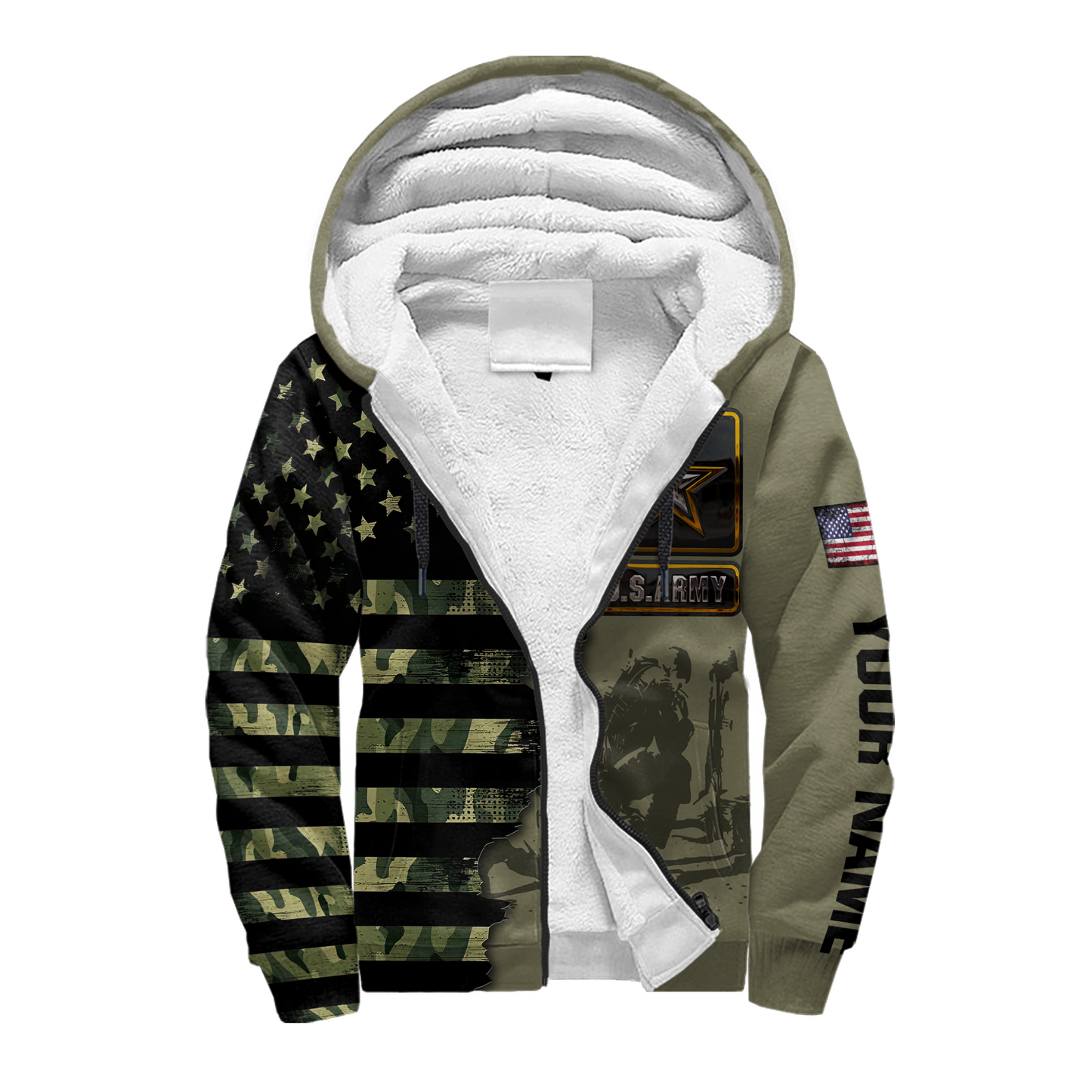 Personalized Name US Army Veteran 3D All Over Printed Shirts