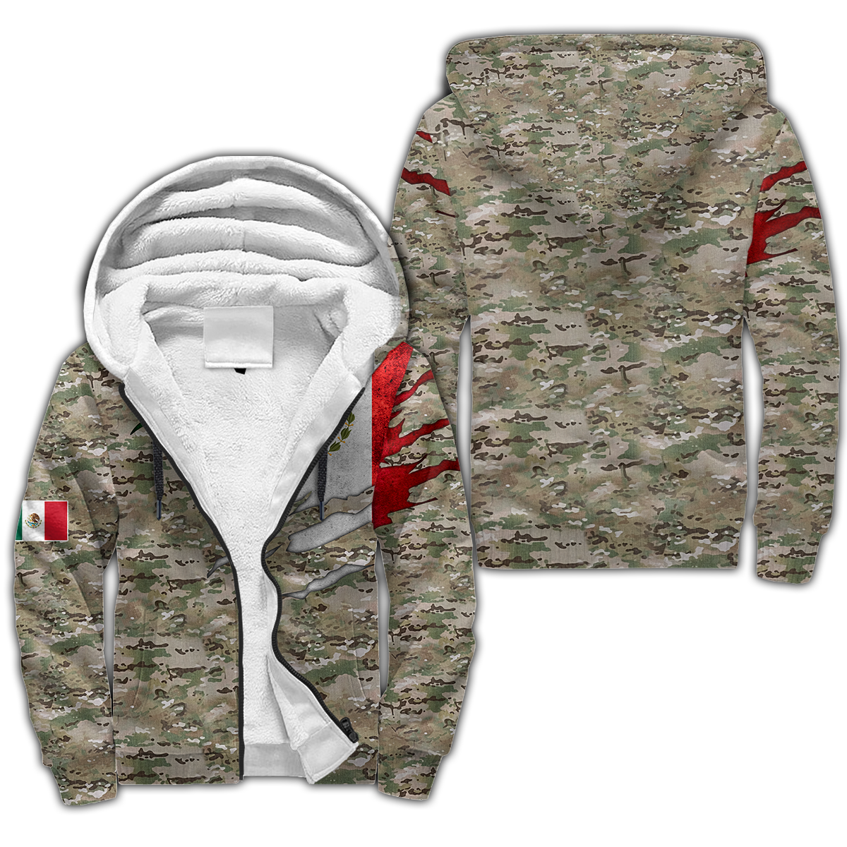 Mexico 3D All Over Printed Hoodie