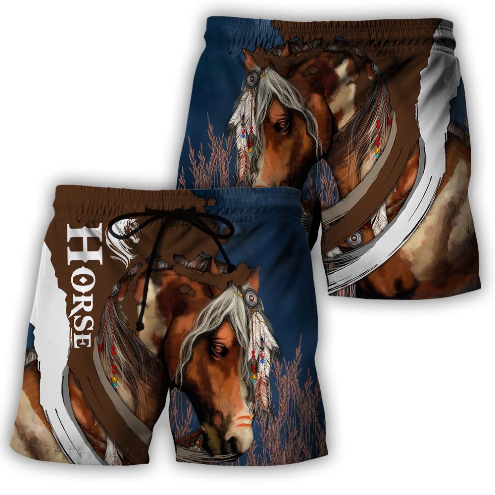 Beautiful Horse 3D All Over Printed Shirts For Men And Women TR2404203 - Amaze Style™-Apparel