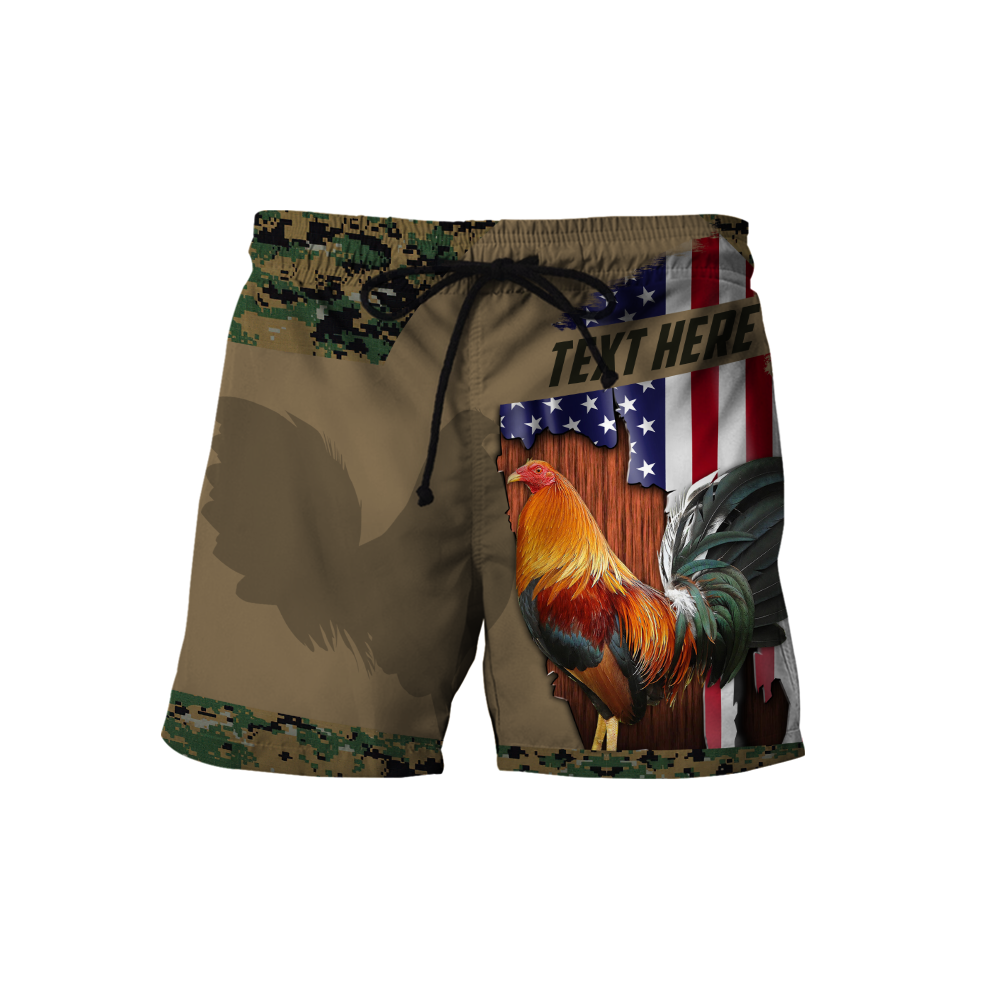 Personalized Rooster 3D Printed Unisex Shirts SN14052104
