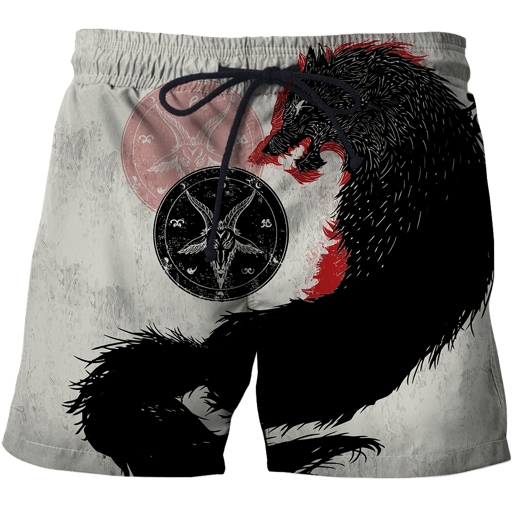 Satanic Wolf Hoodie For Men And Women