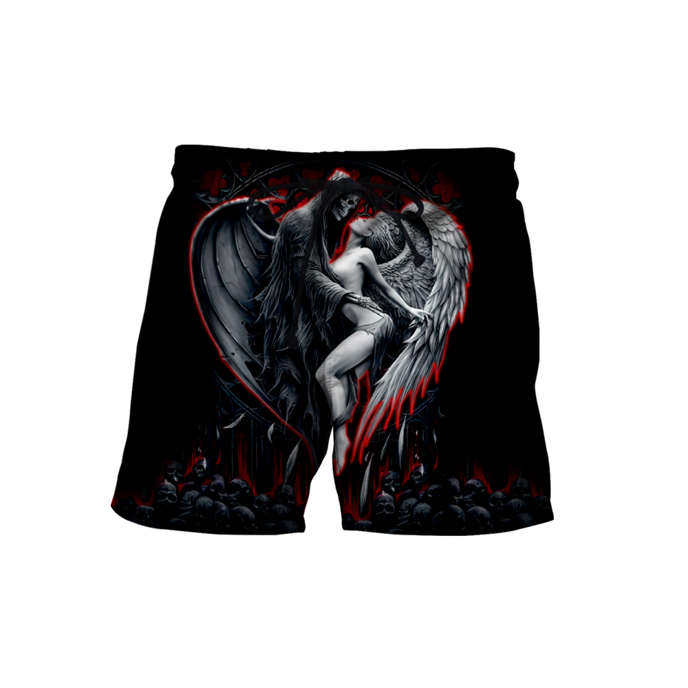 Skull And Beauty 3D Over Printed Shirt For Men And Women MH28012126