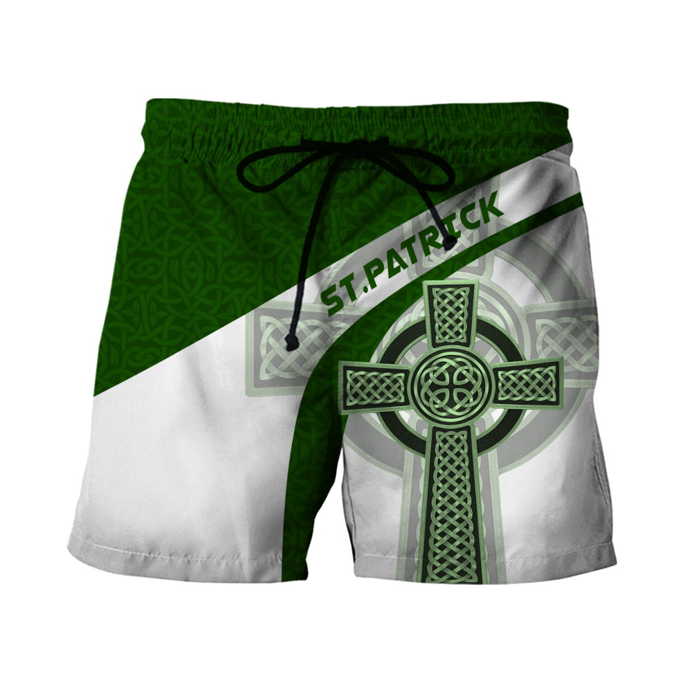 Irish Celtic Knot Cross St.Patrick day 3D Design print shirts