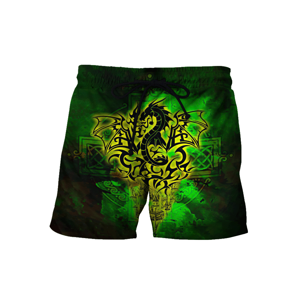 Celtic Dragon Saint Patrick's Day 3D All Over Printed Shirts For Men And Women TN