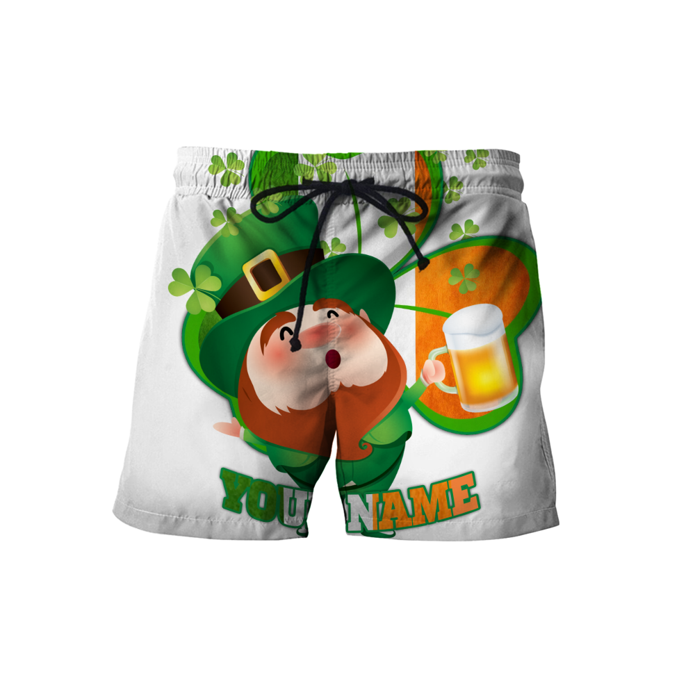Irish 3D All Over Printed Unisex Shirts Saint Patrick's Day White Ver
