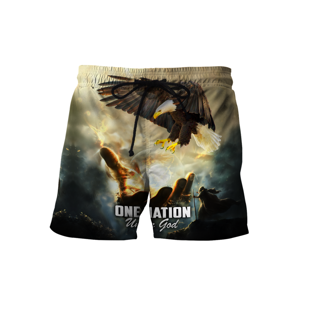 One Nation Under God 3D All Over Printed Unisex Shirts