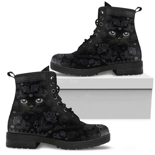 Cat Black Boots SU190353 - Amaze Style™-Shoes