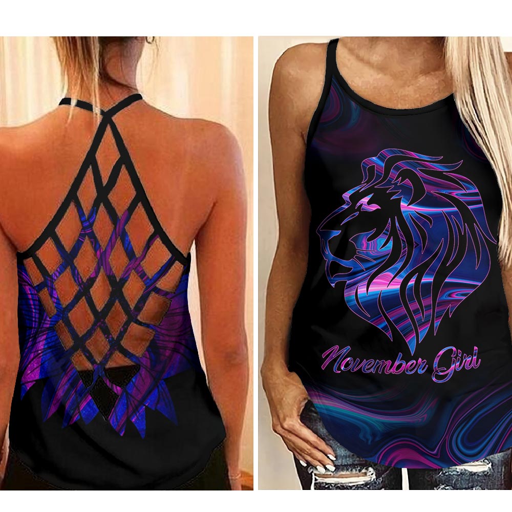 Personalized Name November Girl 3D All Over Printed Apparel