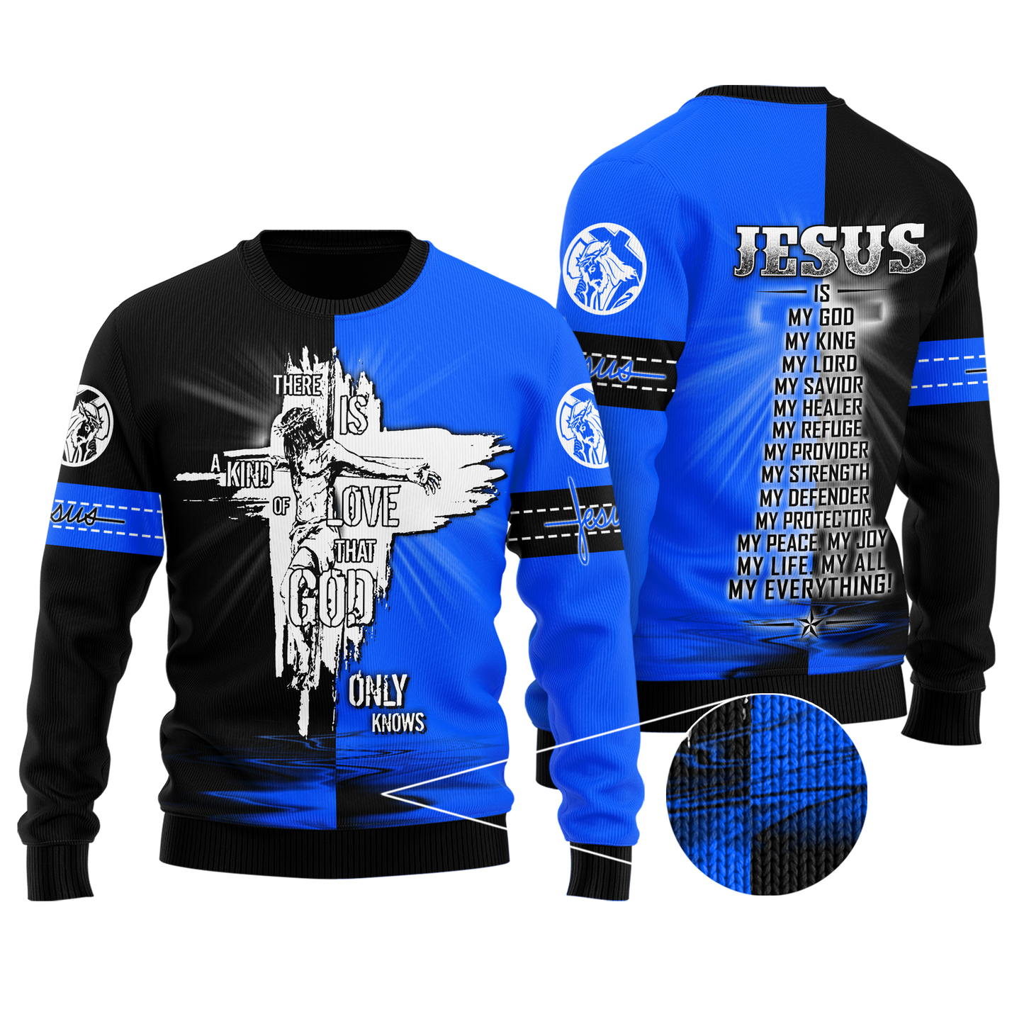 Jesus-There Is A Kind Of Love That God Only Knows Jesus 3D All Over Printed Shirts