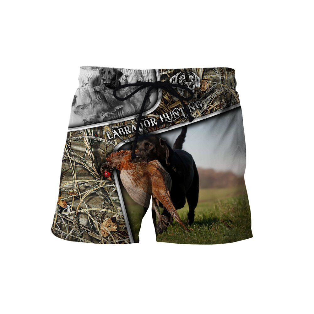 Labrador Hunting 3D Over Printed Unisex Deluxe Hoodie ML