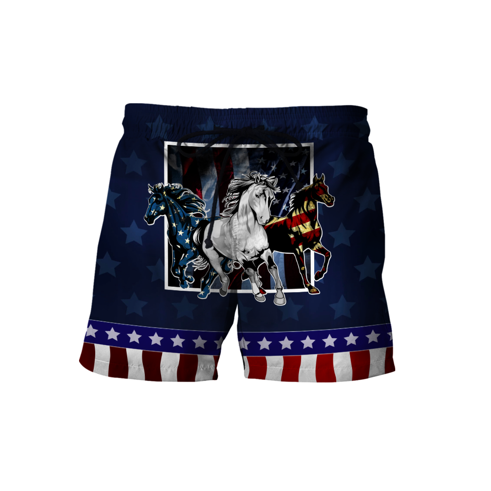 Horses Flag 3D All Over Printed Shirts Pi16062001