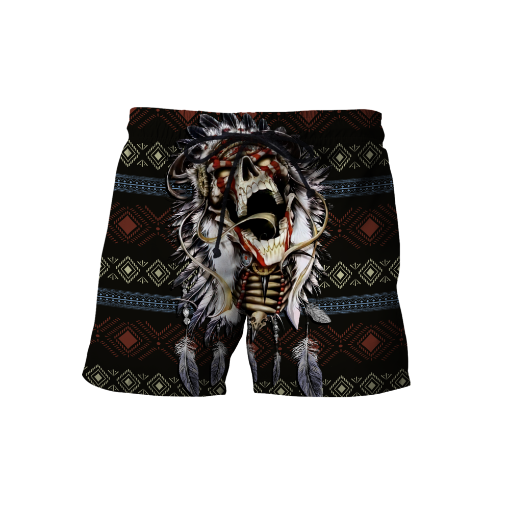 Love skull native 3D all over printed for man and women QB06122002
