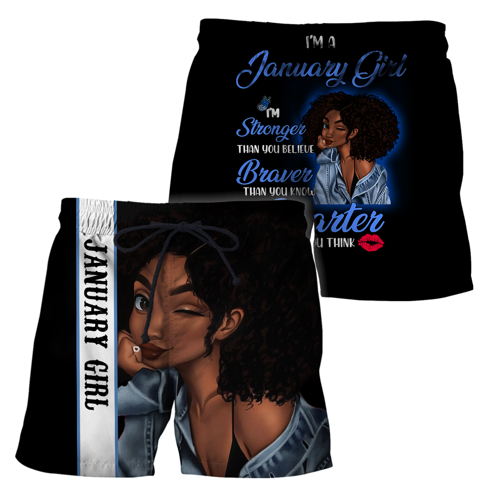 January Girl 3D All Over Printed Shirts For Women
