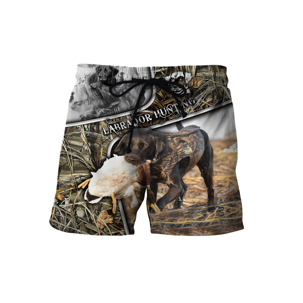 Labrador Hunting 3D Over Printed Unisex Deluxe Hoodie ML