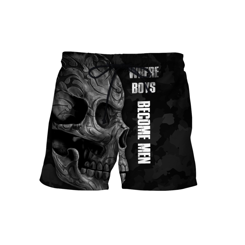 Love Skull tattoos balck 3D all over printed for man and women QB06062002