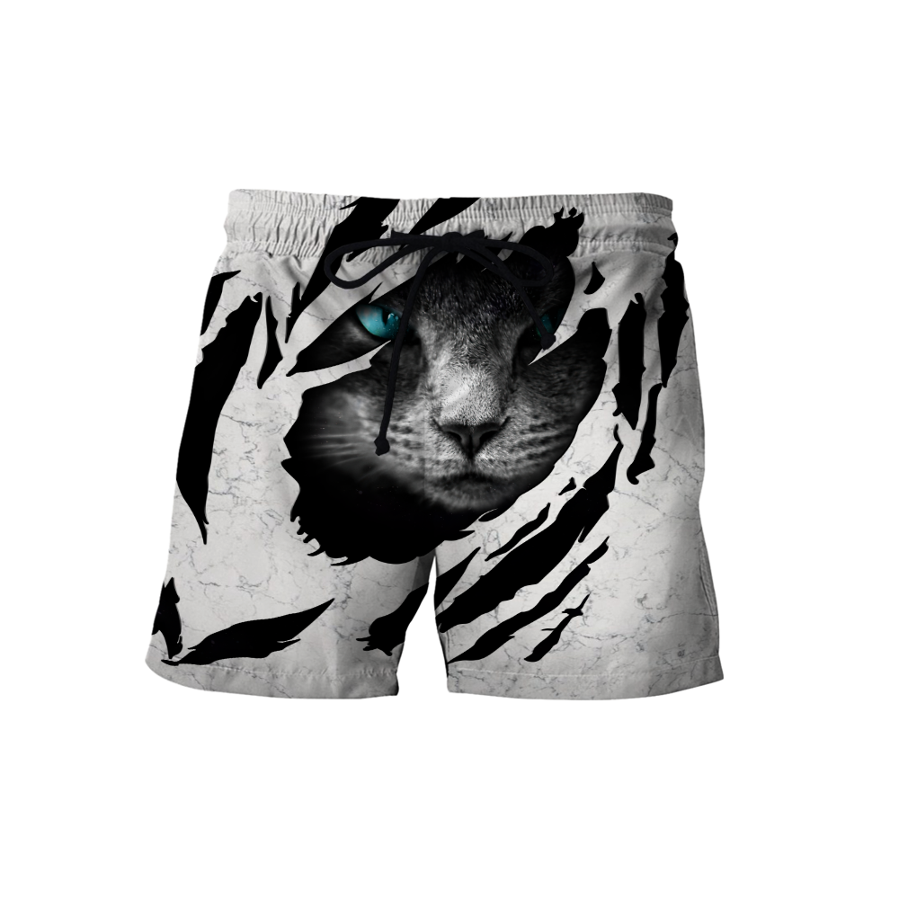 Hiden Cat Black cat 3D printed shirts for men and women