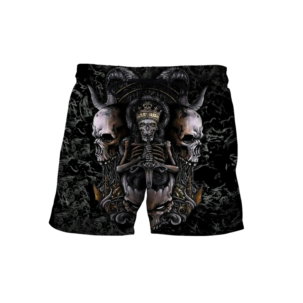 Premium Unisex All Over Printed Skull King Shirts MEI
