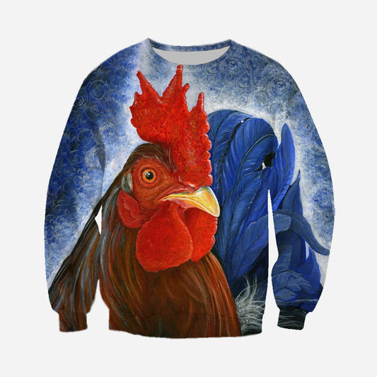 3D All Over Printed Chickens art Shirts-Apparel-6teenth World-Sweatshirt-S-Vibe Cosy™