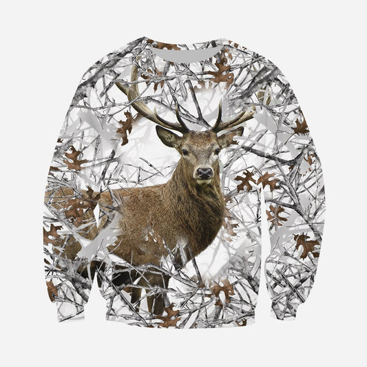 3D All Over Printed Camo Hunting Deer - Amaze Style™-Apparel