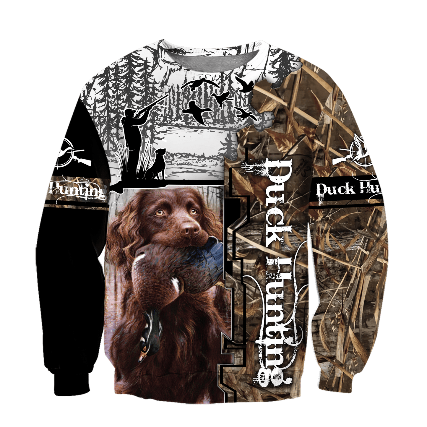 Labrador Duck Hunting Dog 3D All Over Print Hoodie