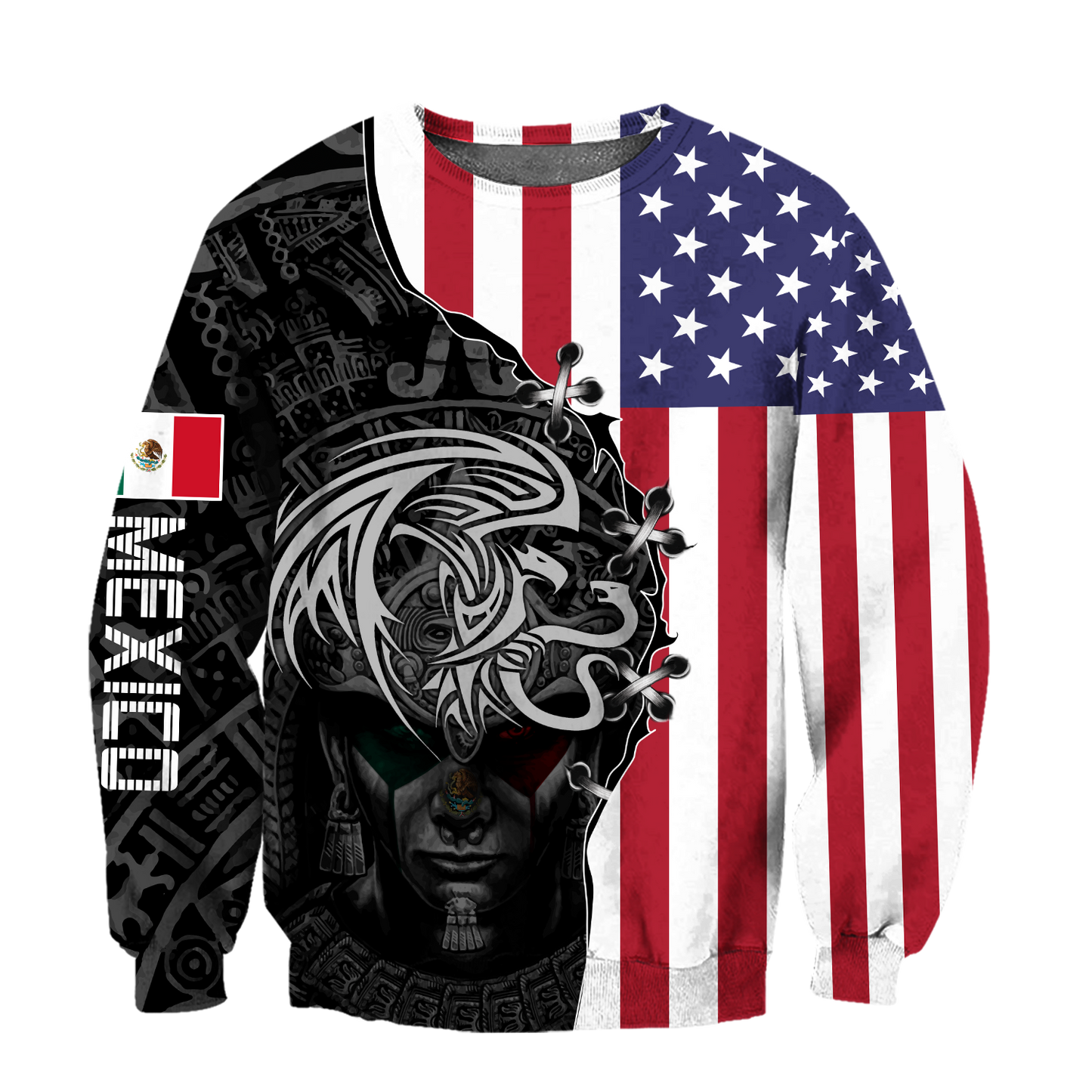 Mexico- US 3D All Over Printed Shirts For Men and Women