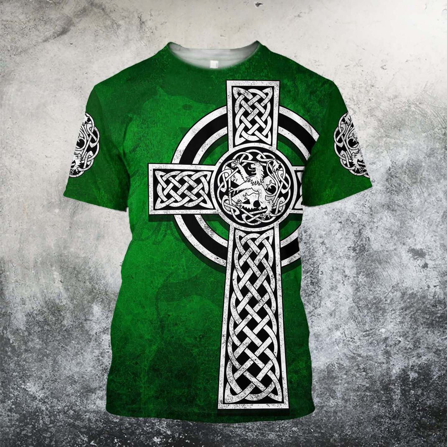 Celtic Cross Lion HAC MP741 - Amaze Style™-Apparel