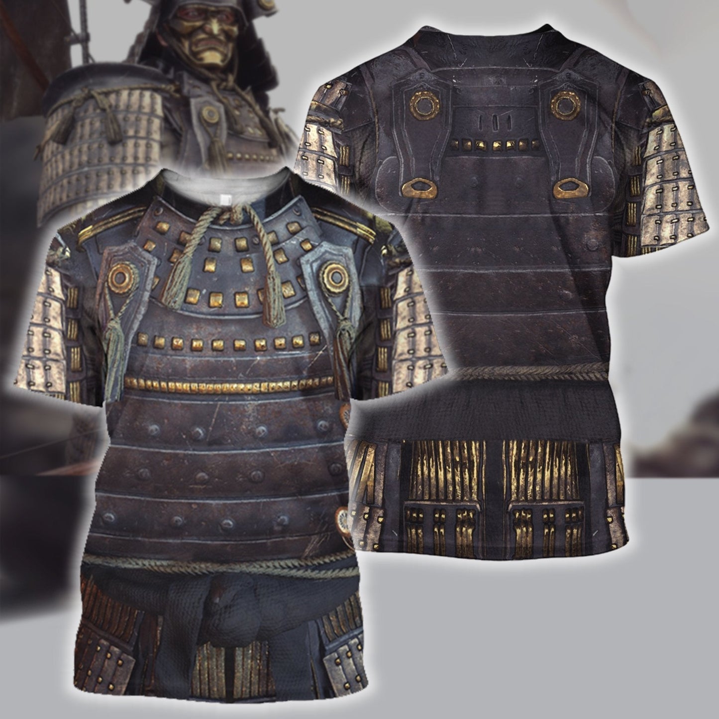 3D All Over Printed Samurai Armor Tops - Amaze Style™-Apparel