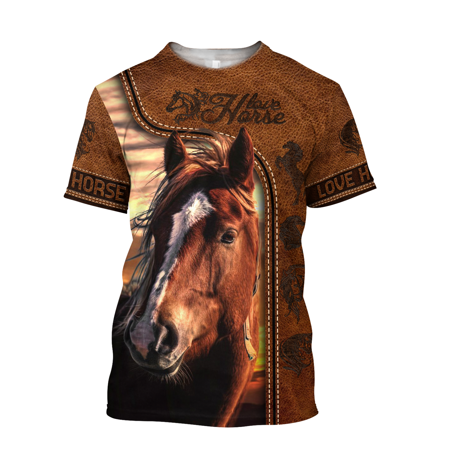 Love Horse 3D All Over Printed Shirt Hoodie For Men And Women Pi150401 - Amaze Style™-Apparel