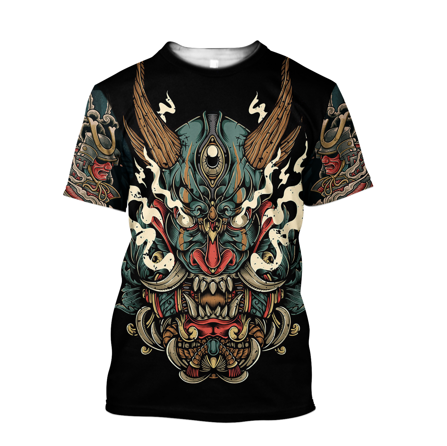 Samurai Tattoo Art Hoodie T Shirt For Men and Women HAC220602-NM-Apparel-NM-T-Shirt-S-Vibe Cosy™