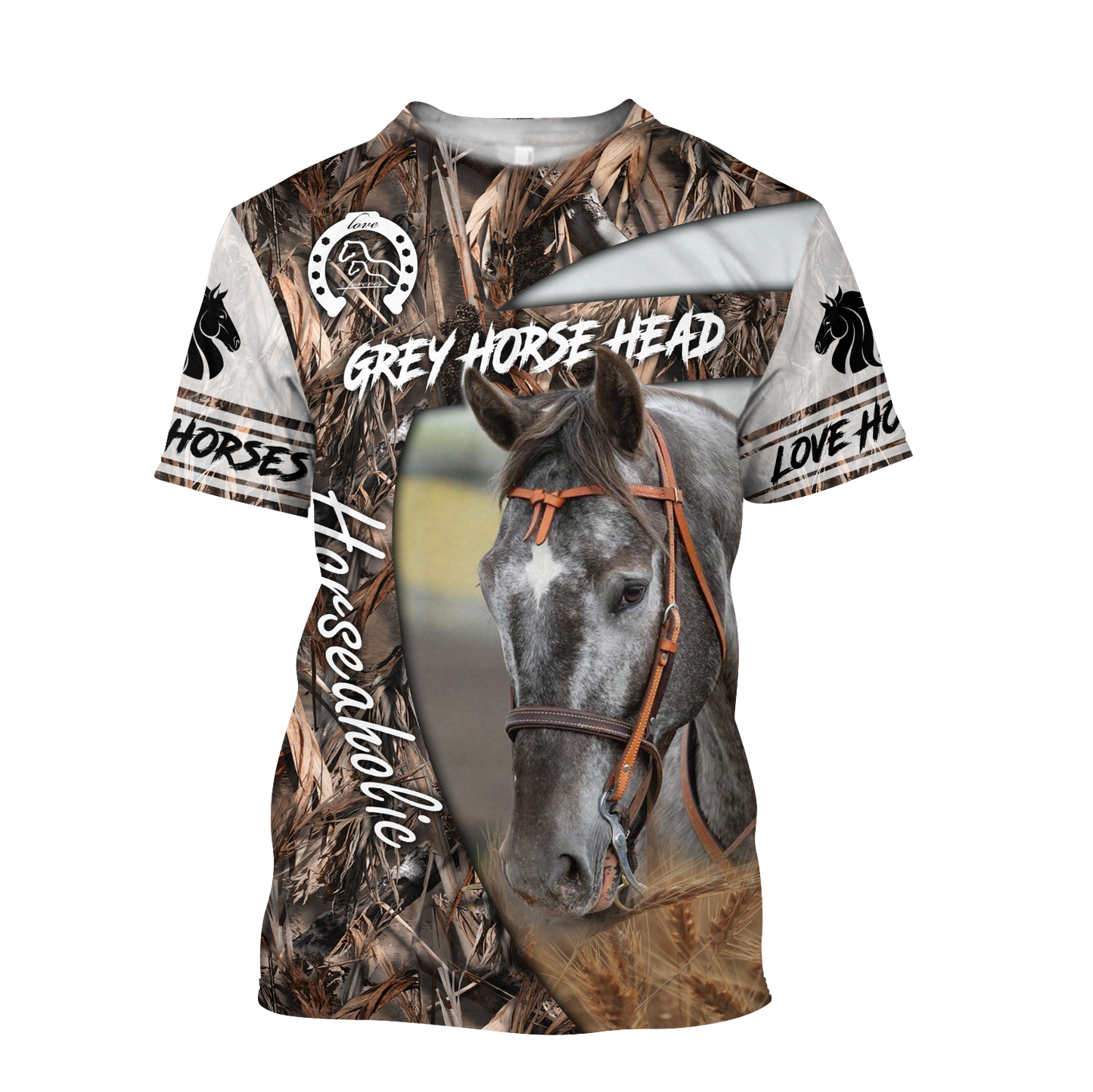 Love Horse 3D All Over Printed Shirts Pi080502 - Amaze Style™-Apparel