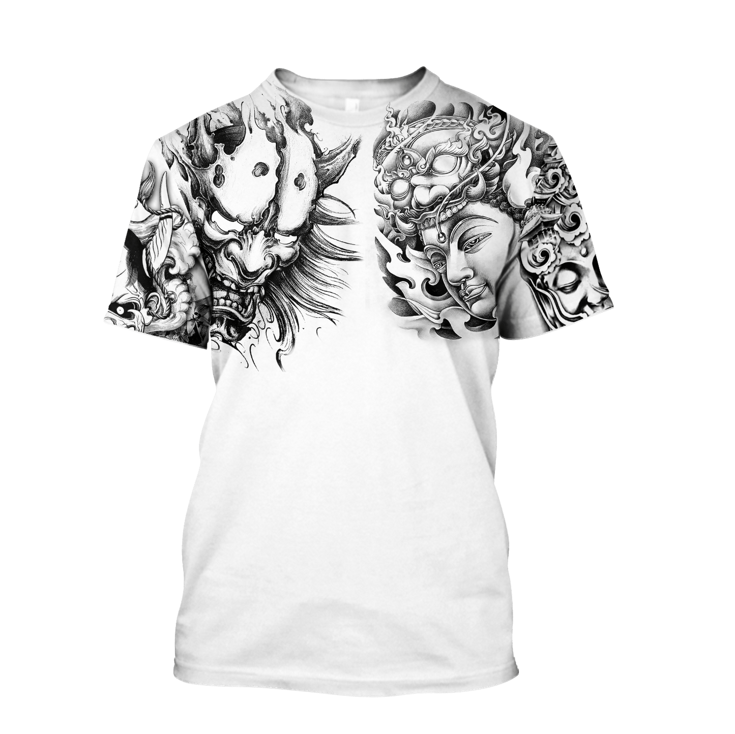 Japanese Samurai Tattoo II 3D Over Printed Unisex Hoodie ML