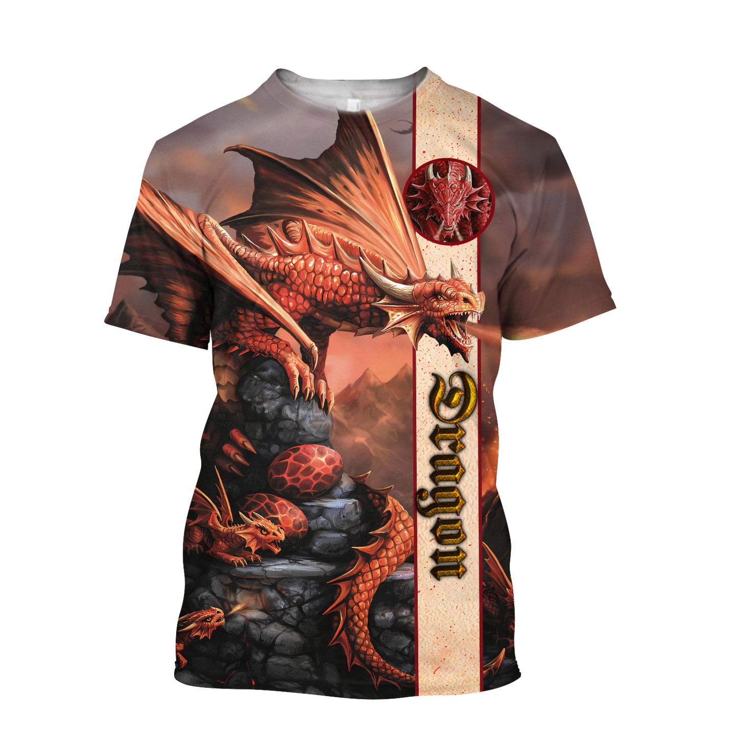 Dragon 3D All Over Printed Shirts For Men and Women TA0820204
