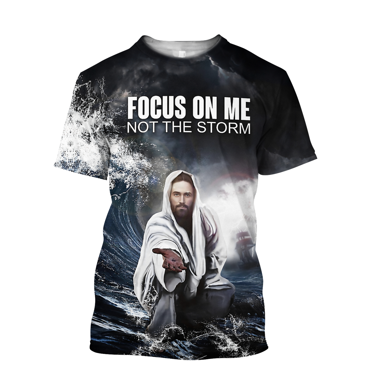 Focus On Me Not The Storm 3D All Over Printed Shirts