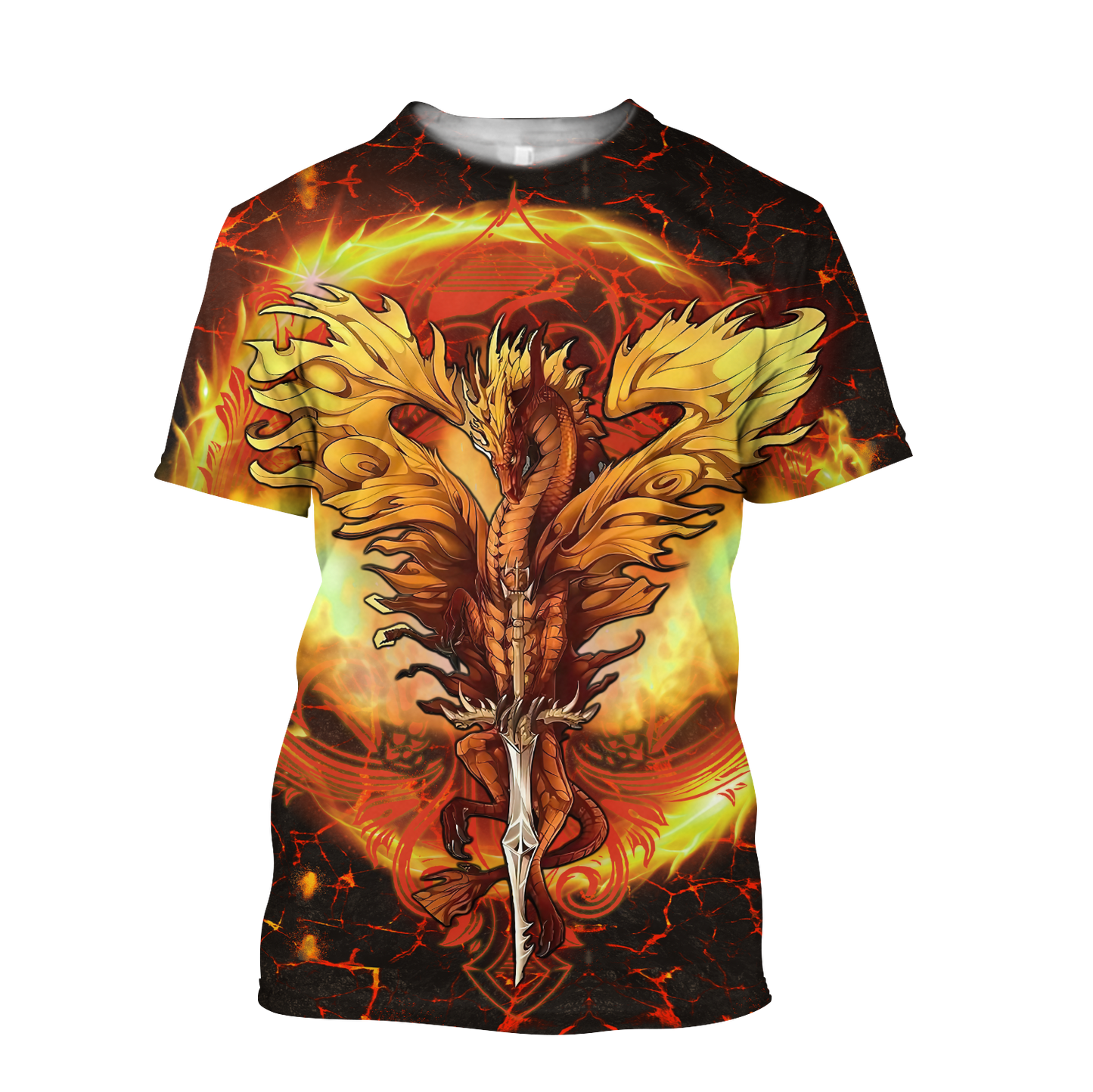Fire Dragon Over Printed TP
