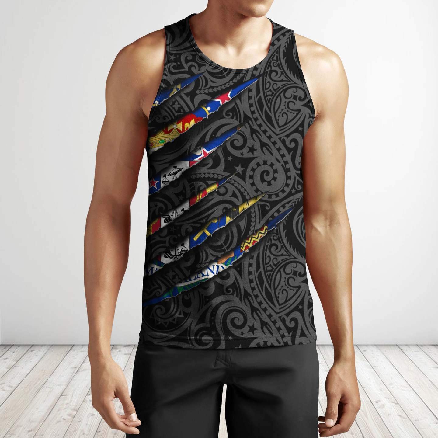 New Zealand All Over Hoodie - Scratch Style HC2801 - Amaze Style™-Apparel