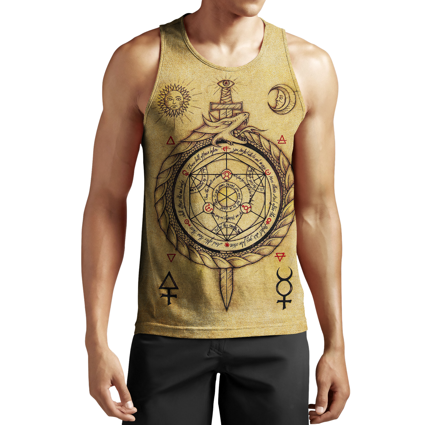Alchemy 3D All Over Printed Shirts Hoodie JJ020103-Apparel-MP-Tank Top-S-Vibe Cosy™