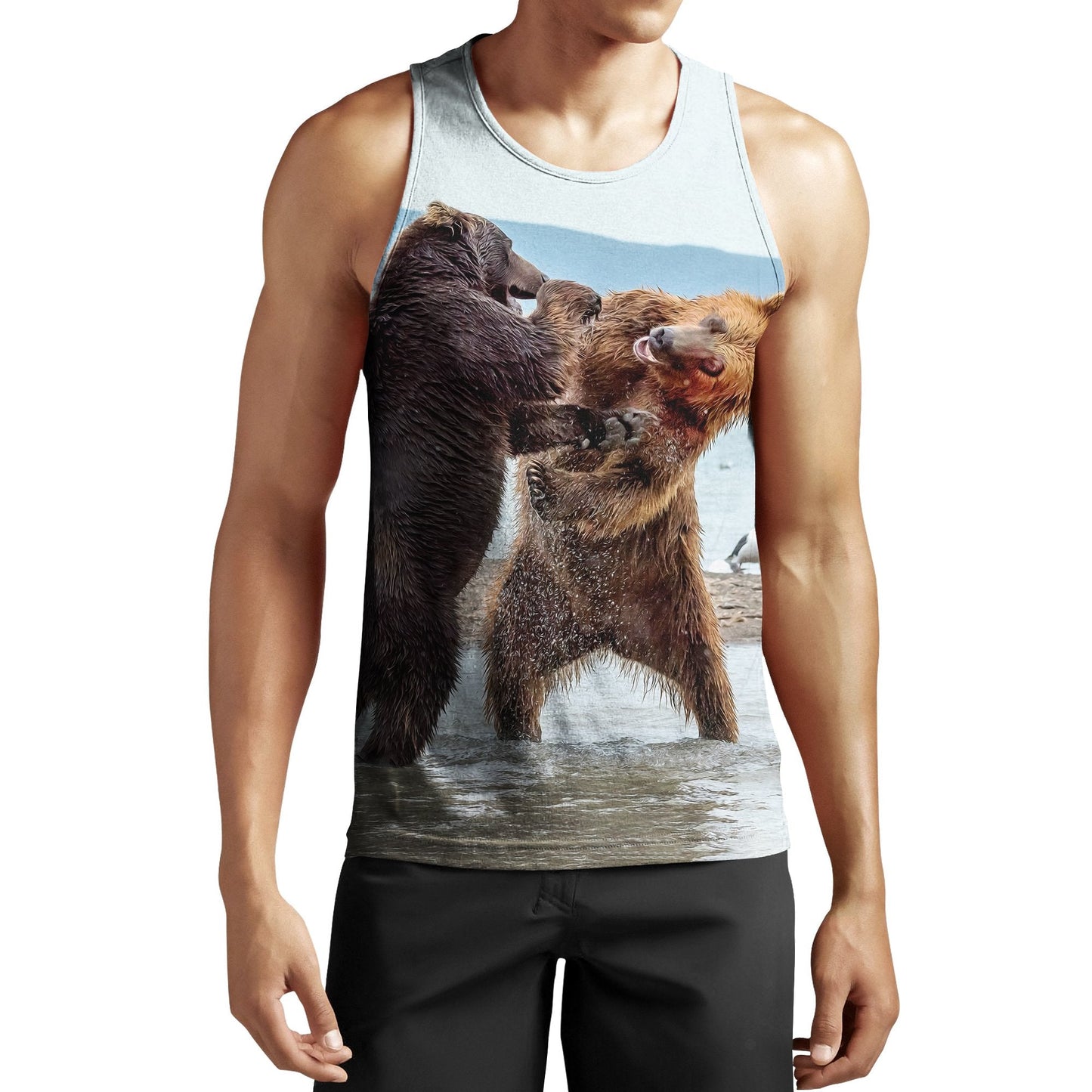 Love bear 3D all over printer shirts for man and women JJ251202 PL - Amaze Style™-Apparel