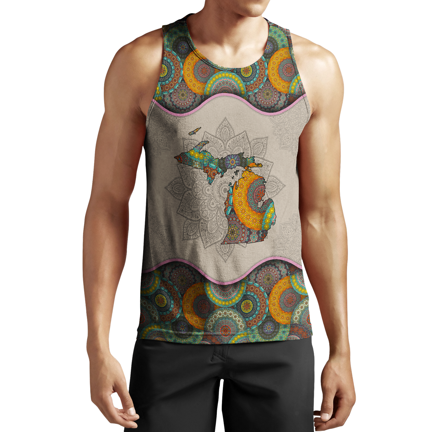 Awesome Vintage Mandala Michigan 3D All Over Printed Shirts Hoodie JJ27052002 - Amaze Style™-Apparel