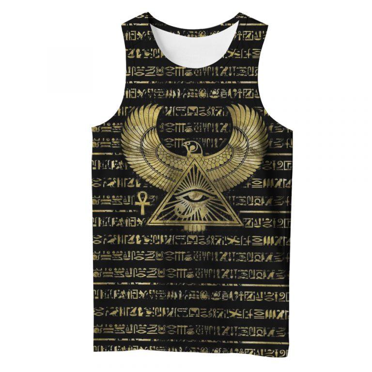 3D Printed Egyptian Eye of Horus and Hieroglyphs Clothes TA010 - Amaze Style™-Apparel