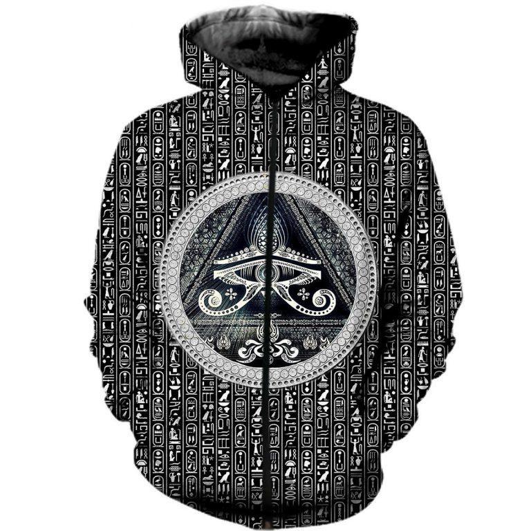 3D Printed Ancient Egypt Eye of Horus Clothes TA014 - Amaze Style™-Apparel