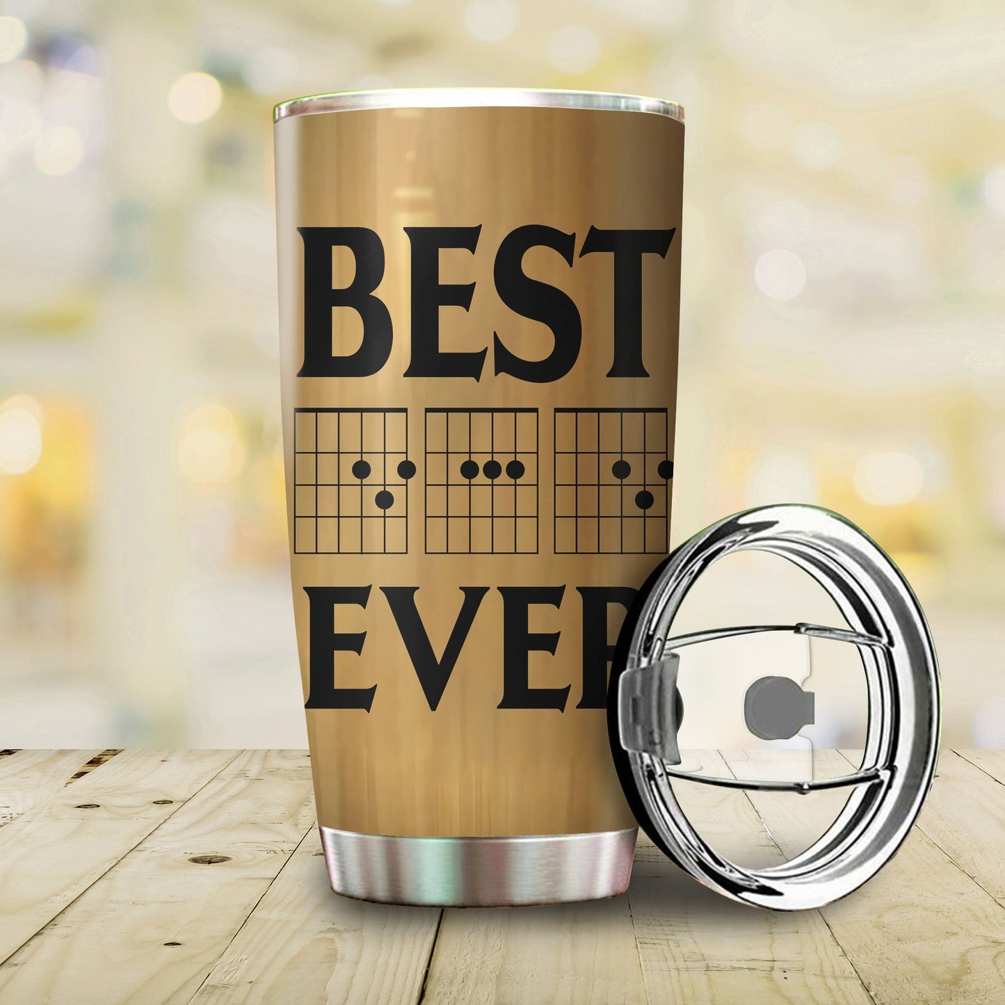 Guitar Best Dad Ever Stainless Steel Tumbler 20Oz HHT02062103