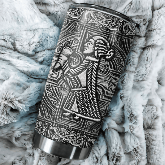 Customized Name Viking Steel Tumbler