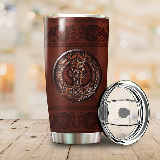 Customized Name Viking Steel Tumbler