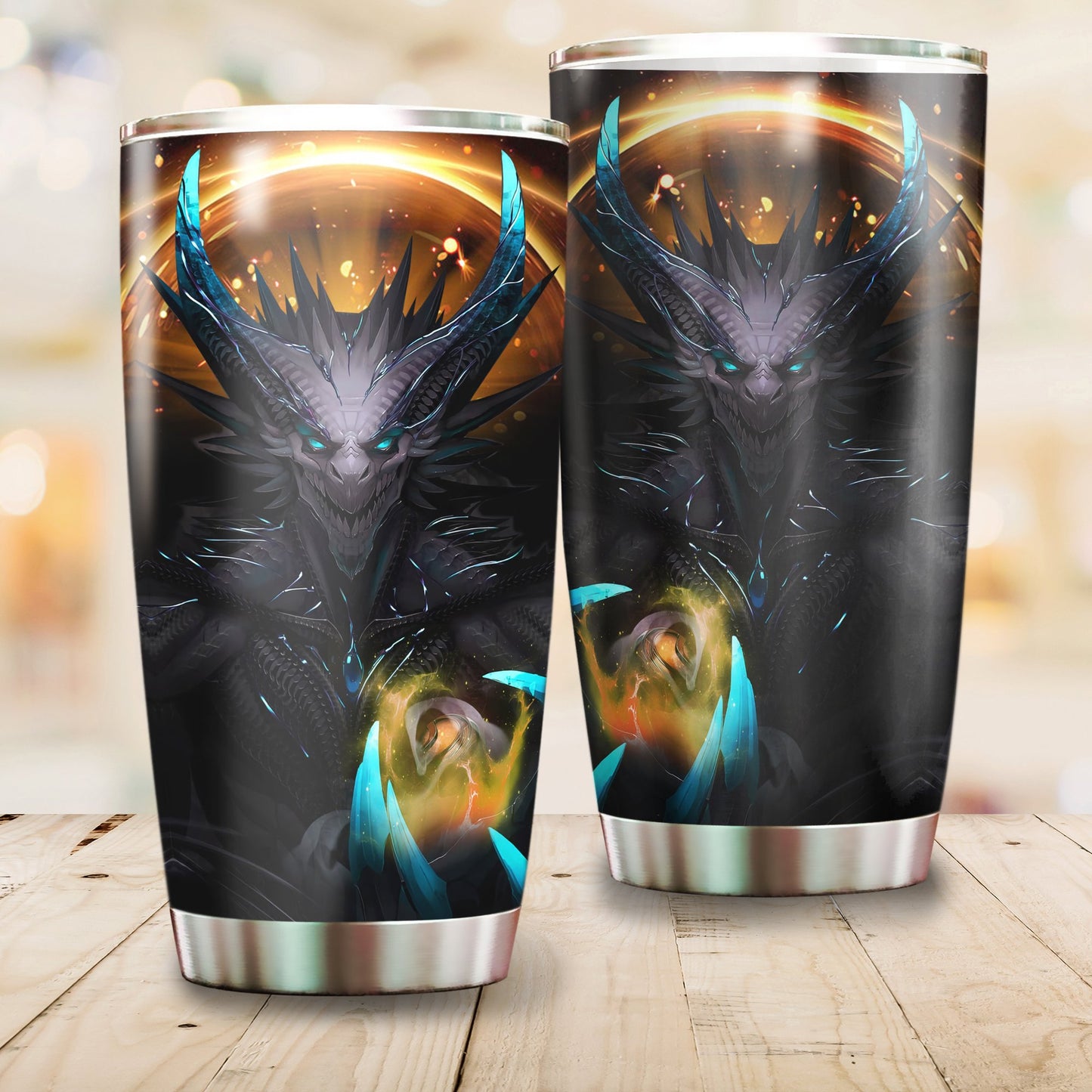 Dragon & Dungeon Tattoo Tumbler 20 Oz HAC020381-Tumbler-NM-Vibe Cosy™