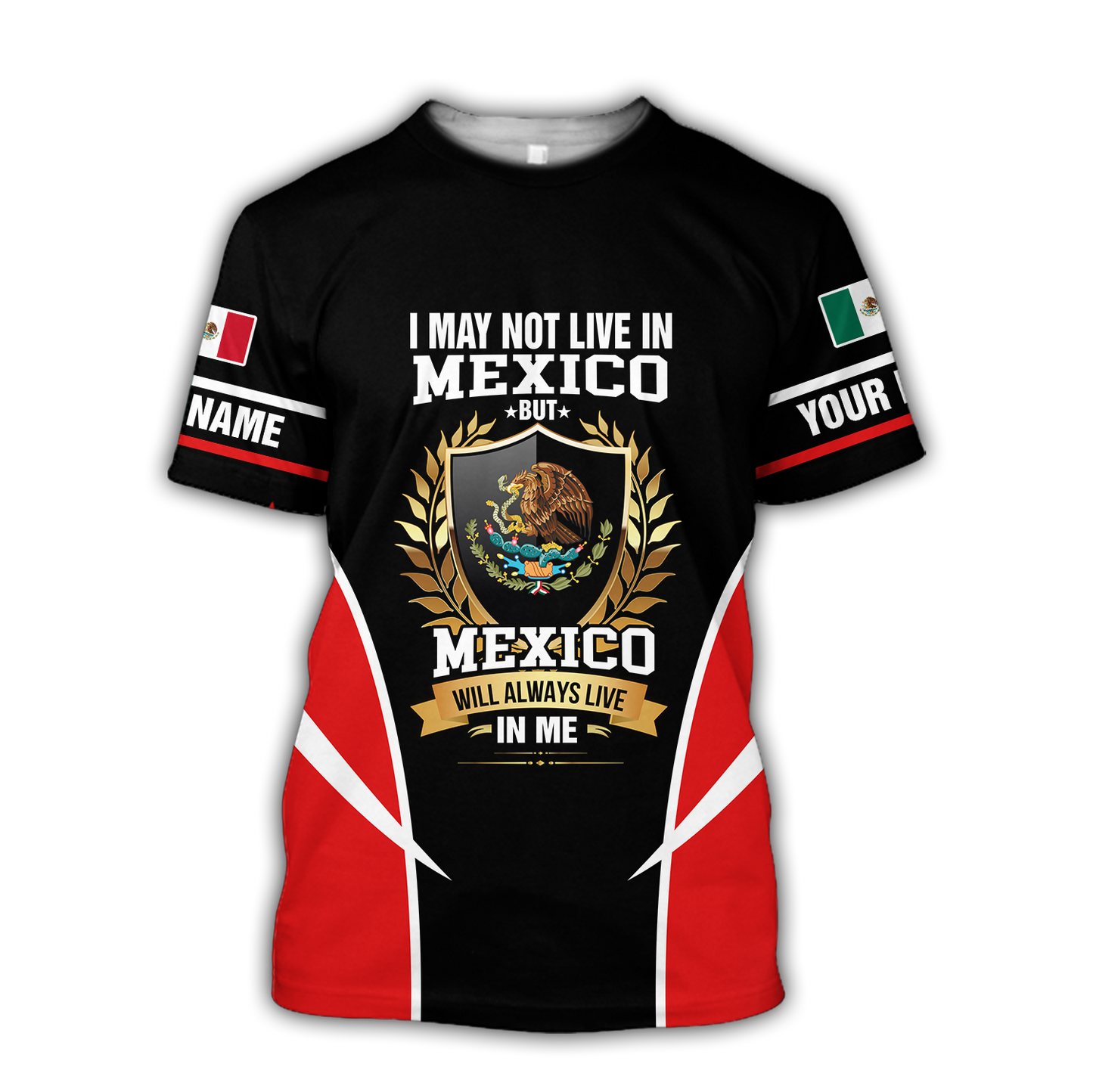Mexico Combo T-shirt and Short Personalized name 3D All Over Printed no14