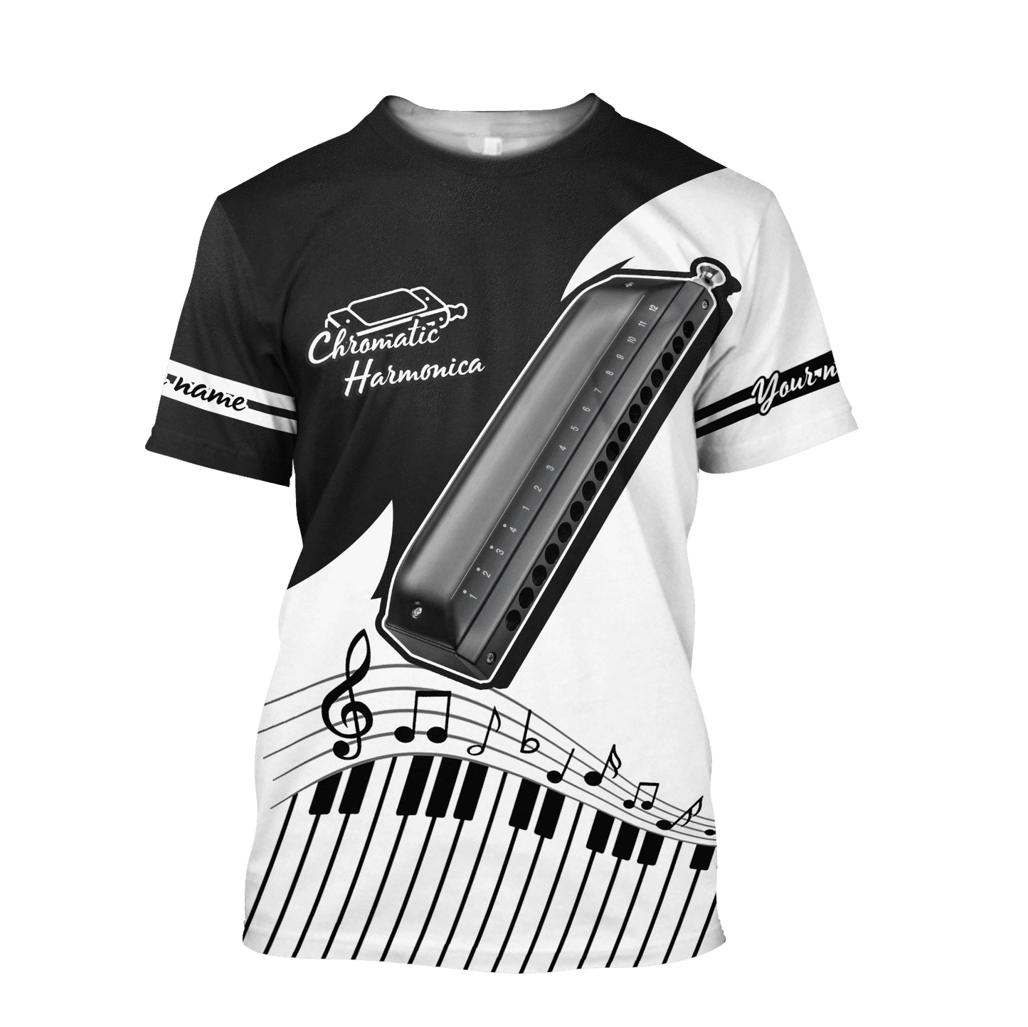 Personalized Harmonica Music Combo T Shirt Board Short HHT10072120